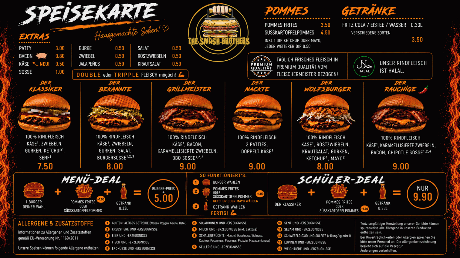 Speisekarte